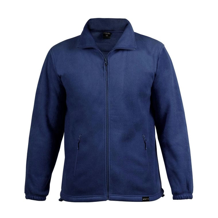 Jachetă fleece RPET Diston albastru închis