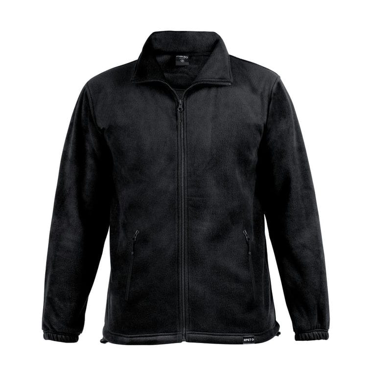 Jachetă fleece RPET Diston Negru
