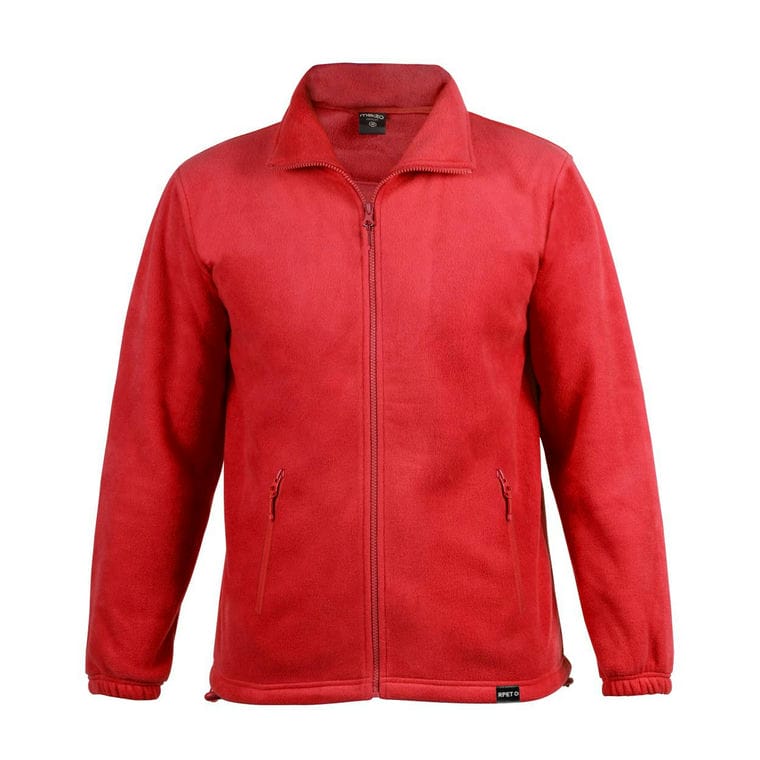 Jachetă fleece RPET Diston Roșu