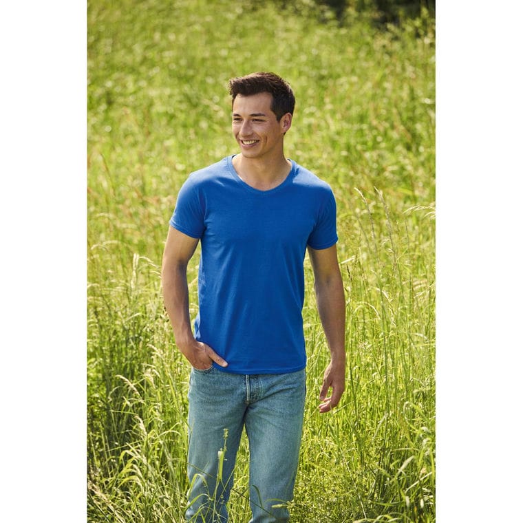 Tricou Iconic V-Neck Albastru