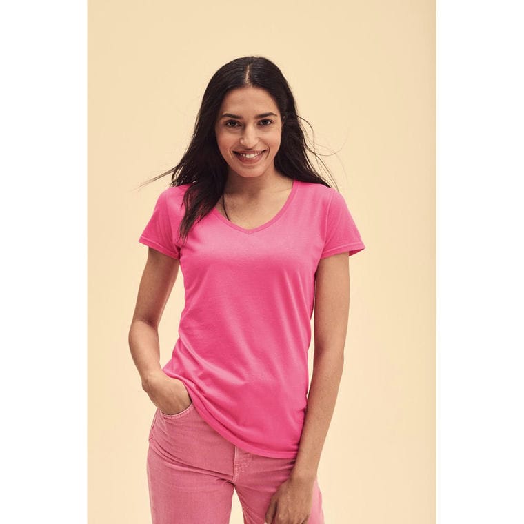 Tricou damă Iconic V-Neck Women roz