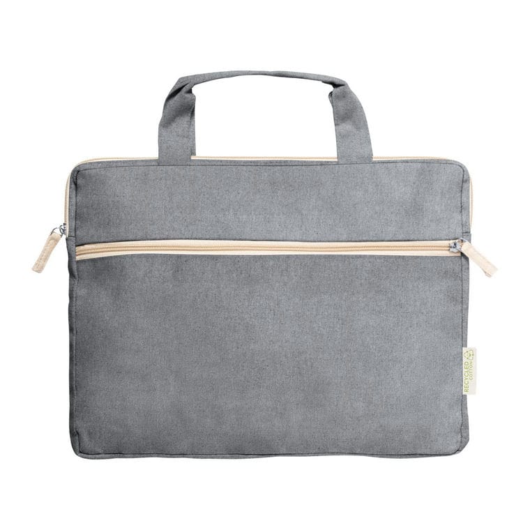 Geantă documente, din bumbac Baiplur Negru