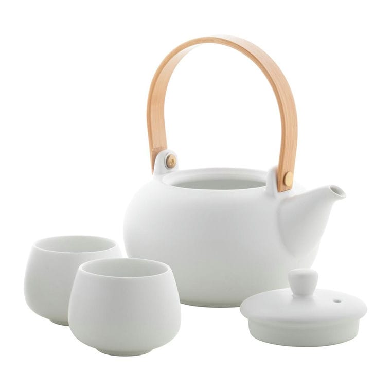 Set pentru ceai Sencha Alb