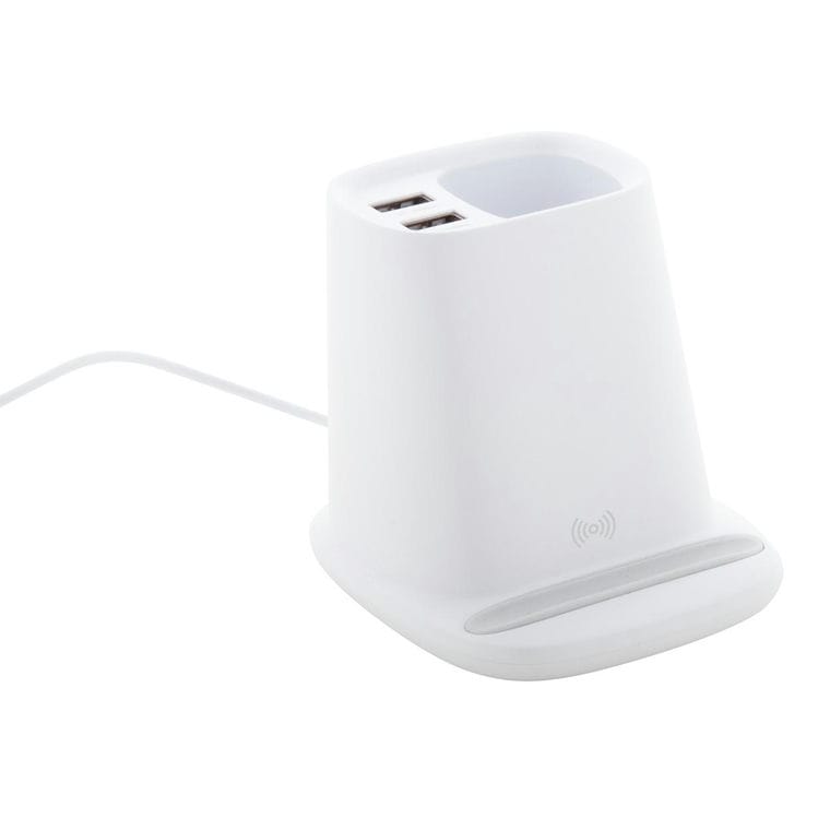 Suport multifuncțional pentru pixuri Multicharge Alb