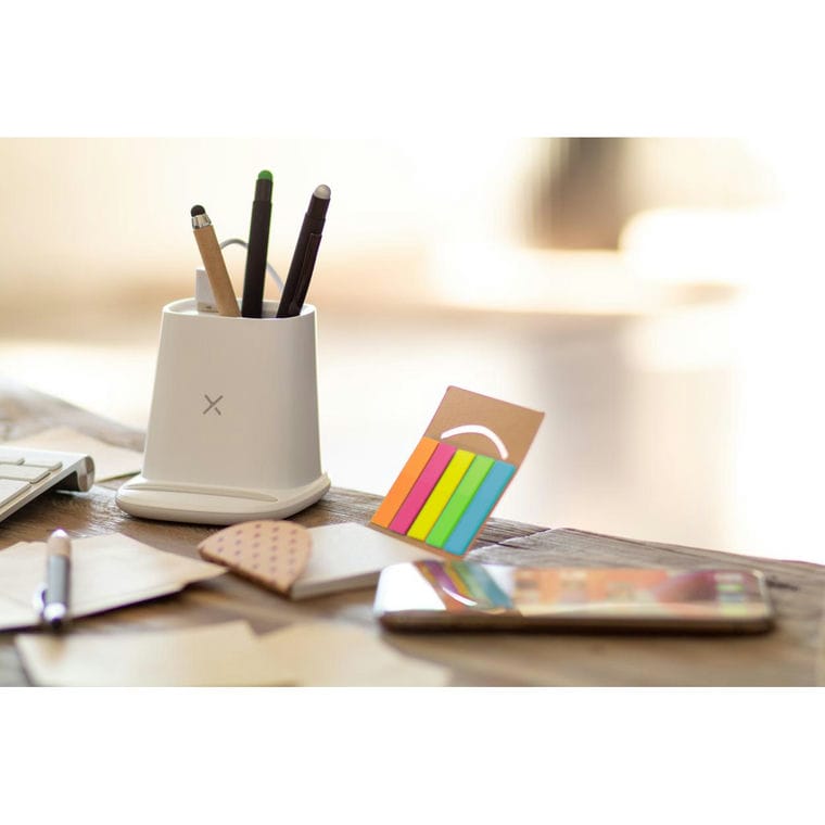 Suport multifuncțional pentru pixuri Multicharge Alb