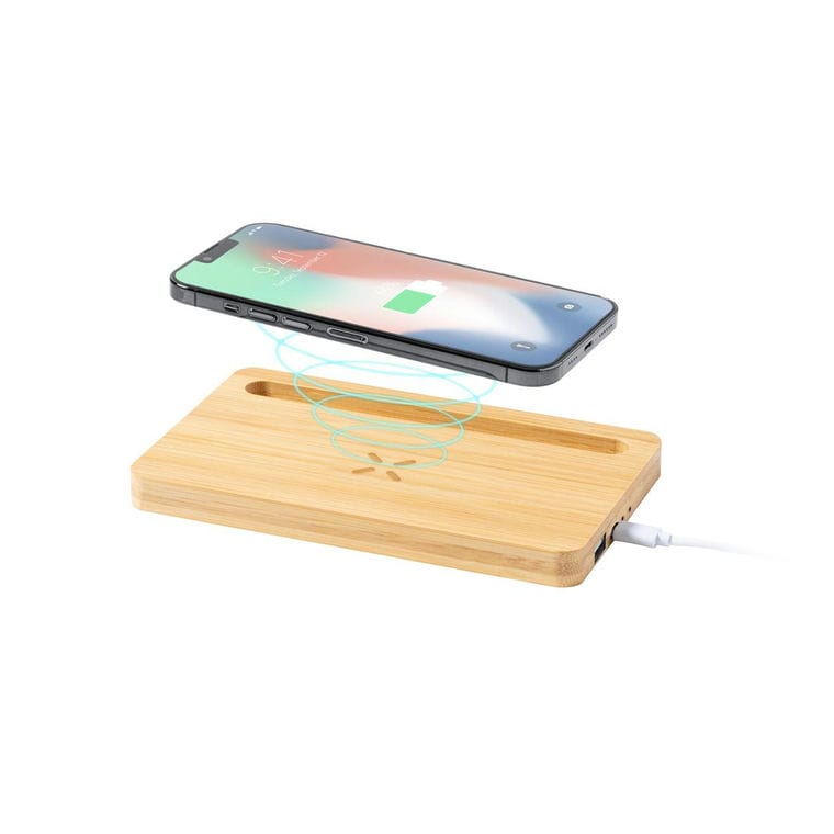 Organizator de birou cu încărcător Flabo natural