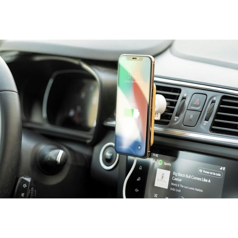 Suport telefon mobil cu încărcător Gonzo natural