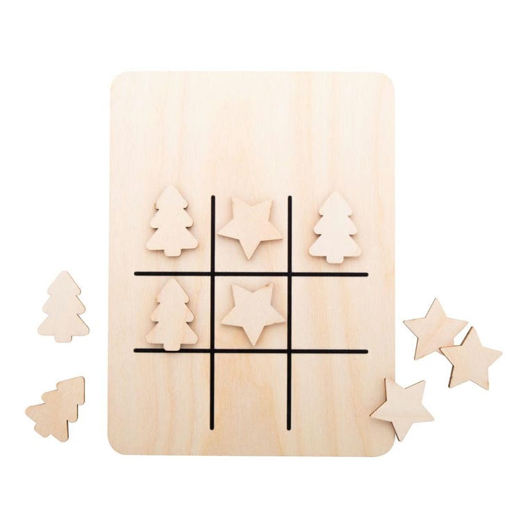 Joc X și 0 varianta de Crăciun TixTax natural