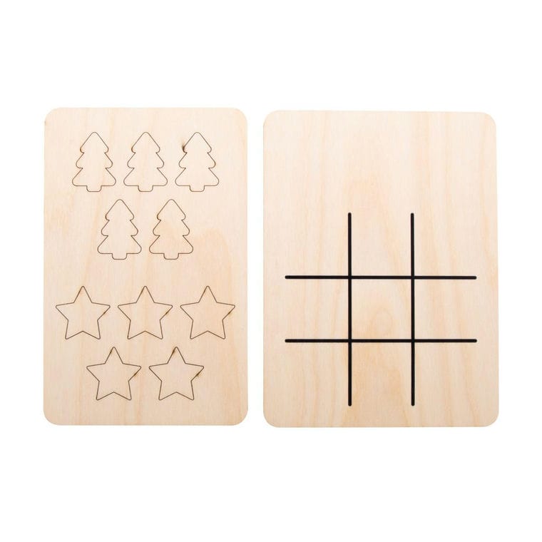 Joc X și 0 varianta de Crăciun TixTax natural