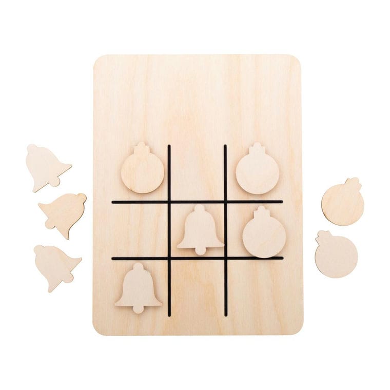 Joc X și 0 varianta de Crăciun TixTax natural