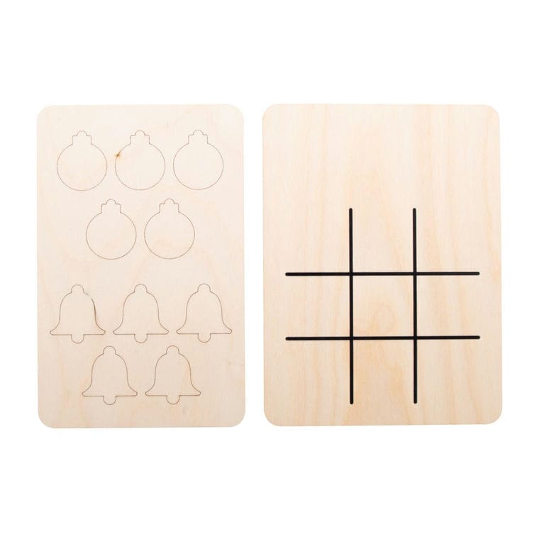 Joc X și 0 varianta de Crăciun TixTax natural