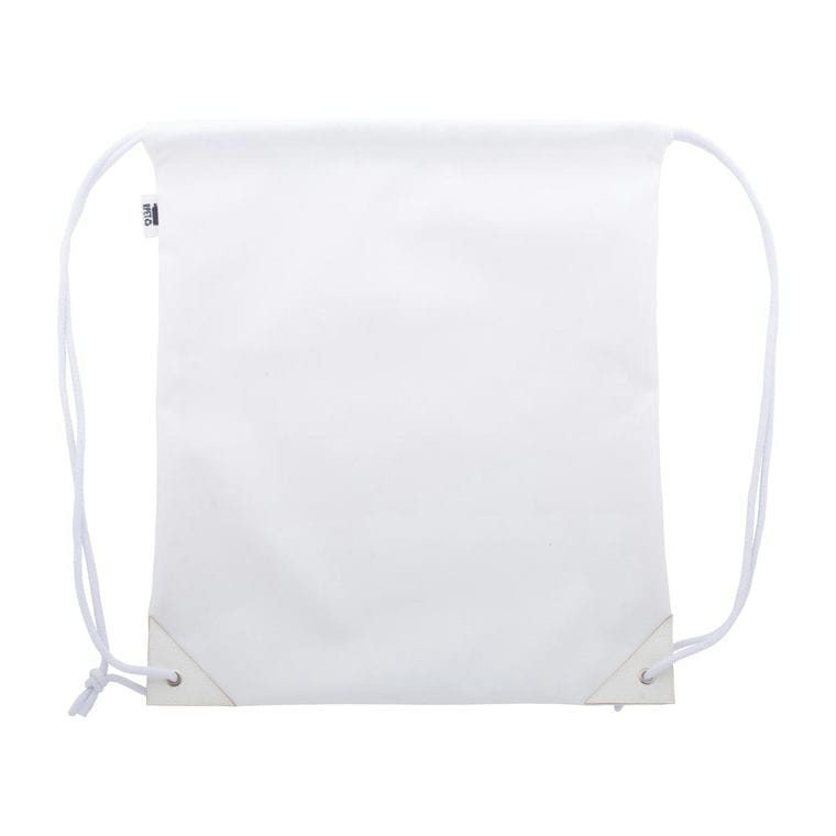 Rucsac cu șnur, personalizat CreaDraw Supreme Alb