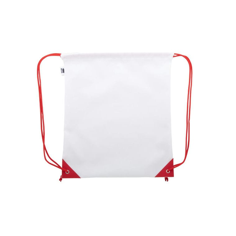 Rucsac cu șnur, personalizat CreaDraw Supreme Roșu