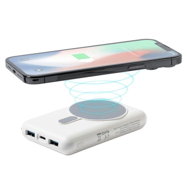 Baterie externă Maddy Alb