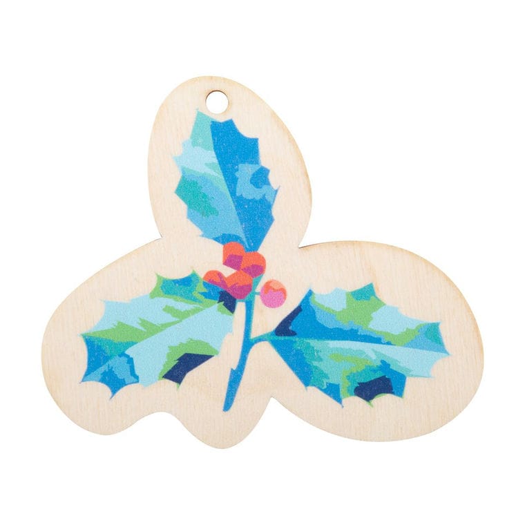 Ornament personalizat pentru brad CreaJul Wood argintiu