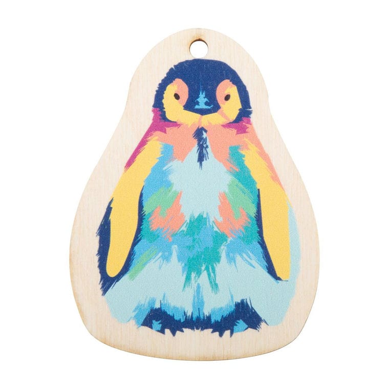 Ornament personalizat pentru brad CreaJul Wood auriu