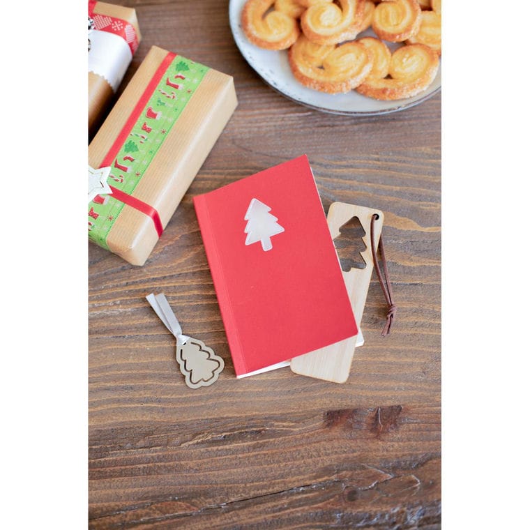 Semn de carte de Crăciun, brad Xommark natural