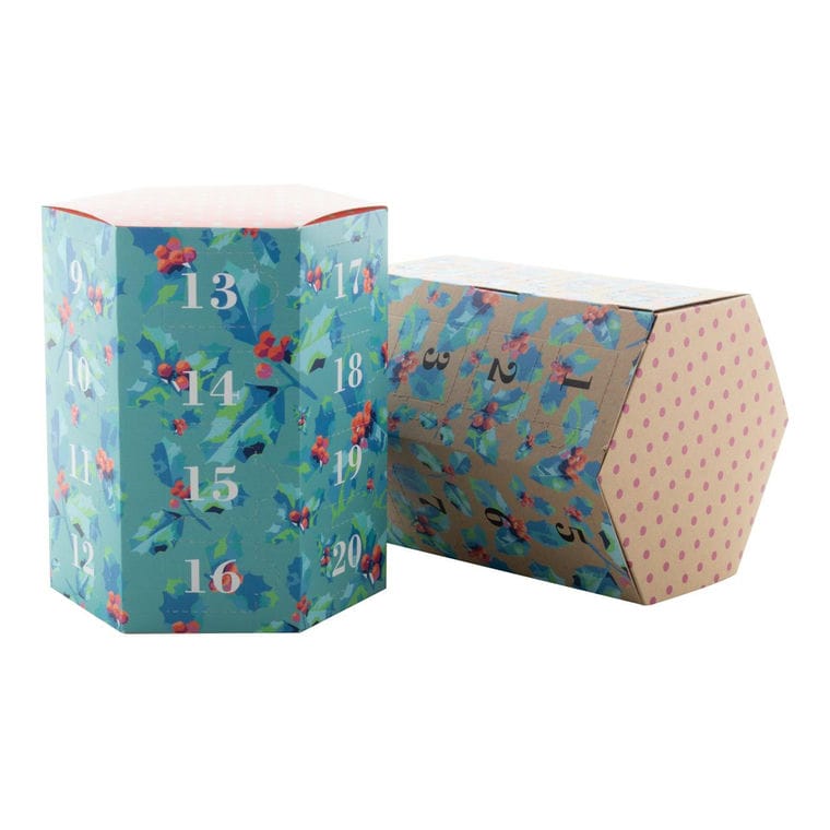 Calendar Advent personalizat HeXmas Alb