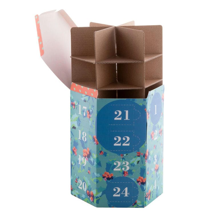 Calendar Advent personalizat HeXmas Alb