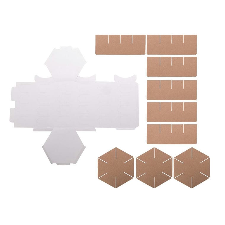 Calendar Advent personalizat HeXmas Alb