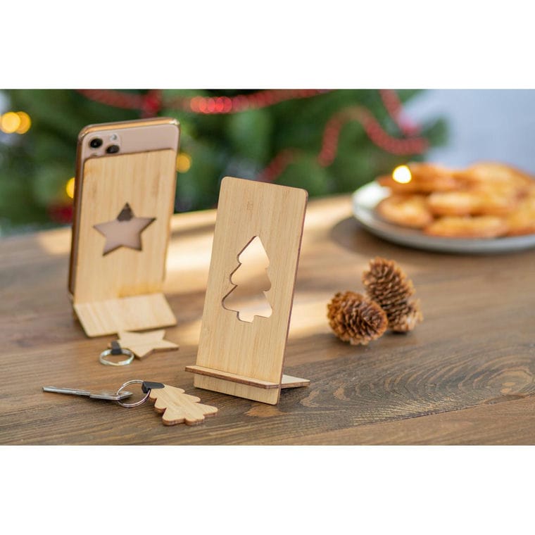 Suport telefon mobil, brad Kannykka natural