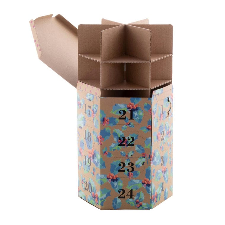Calendar Advent personalizat HeXmas Eco natural