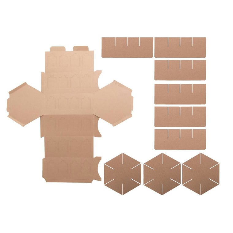 Calendar Advent personalizat HeXmas Eco natural