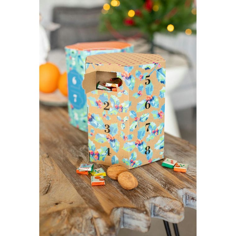 Calendar Advent personalizat HeXmas Eco natural
