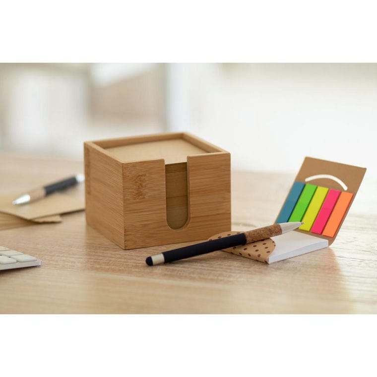 Carnețel sticky personalizat CreaStick Combo C Eco natural