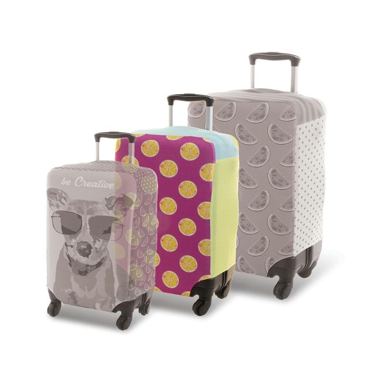 Husă bagaje BagSave M Alb M