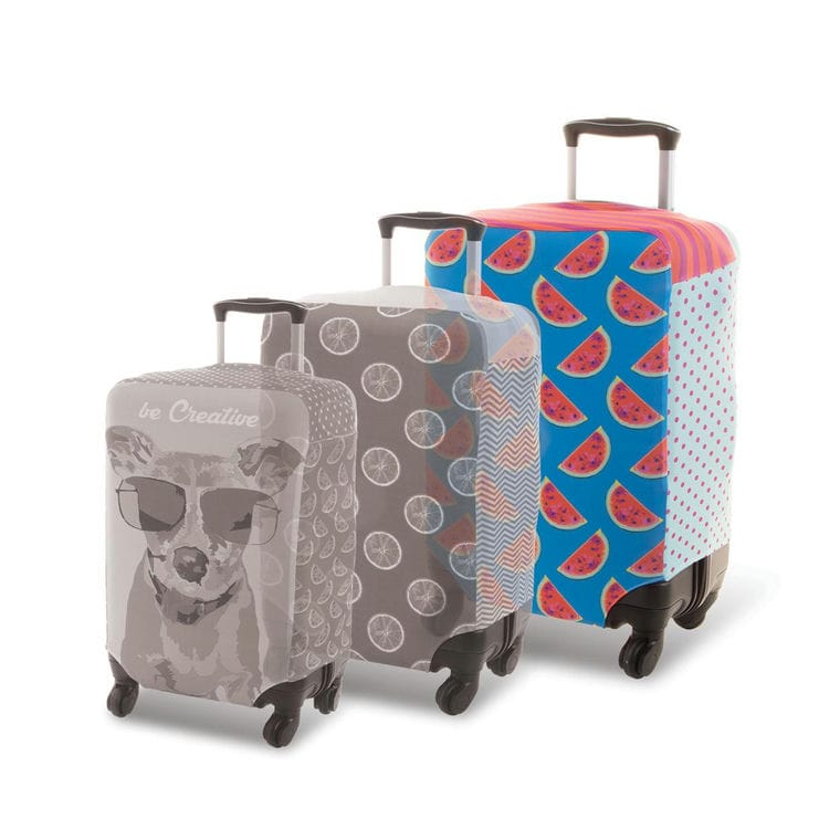 Husă bagaje BagSave L Alb L