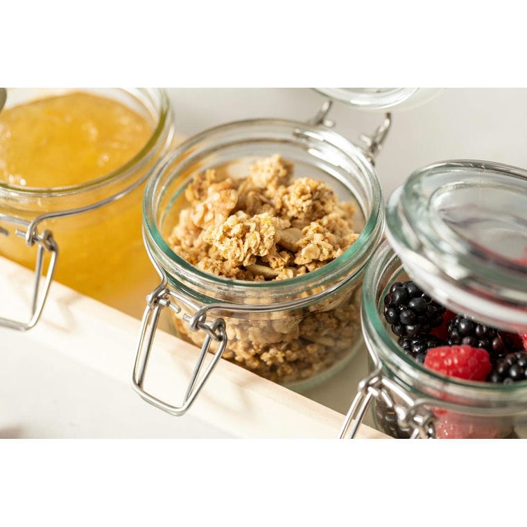 Set de borcane Gaby transparent natural