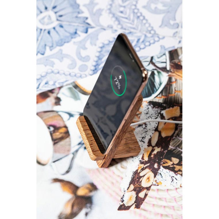 Suport mobil cu încărcător fără fir Grodin natural