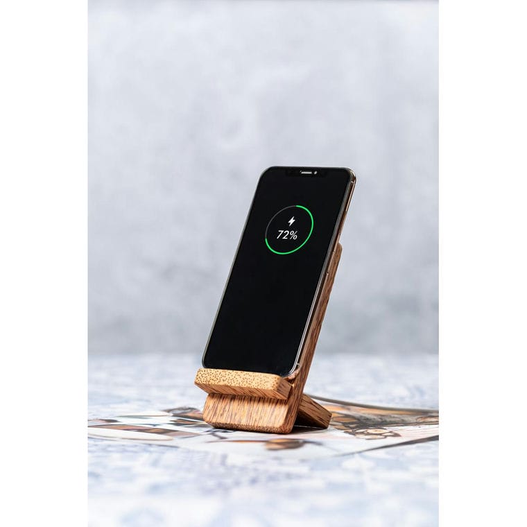 Suport mobil cu încărcător fără fir Grodin natural