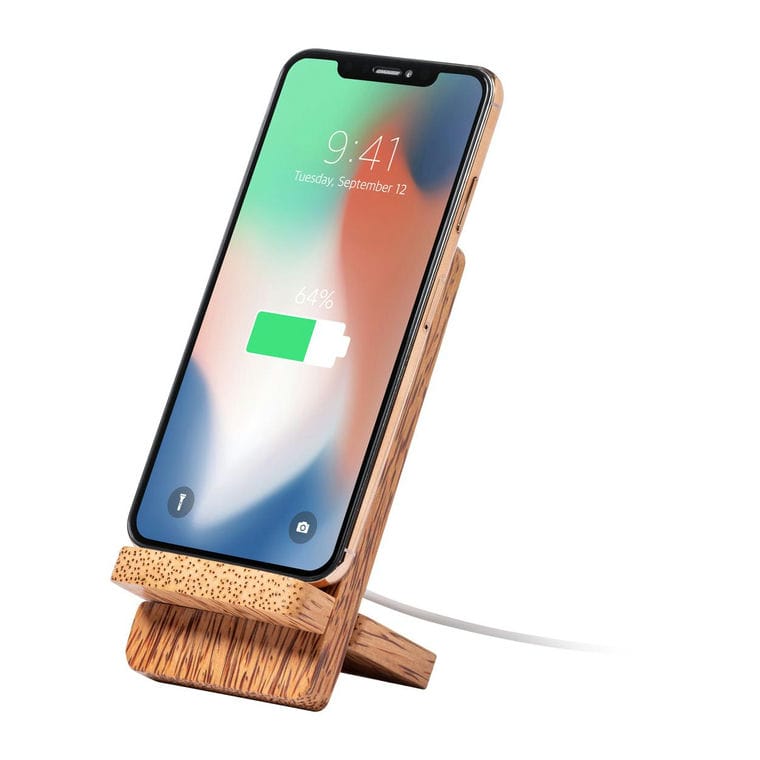 Suport mobil cu încărcător fără fir Grodin natural