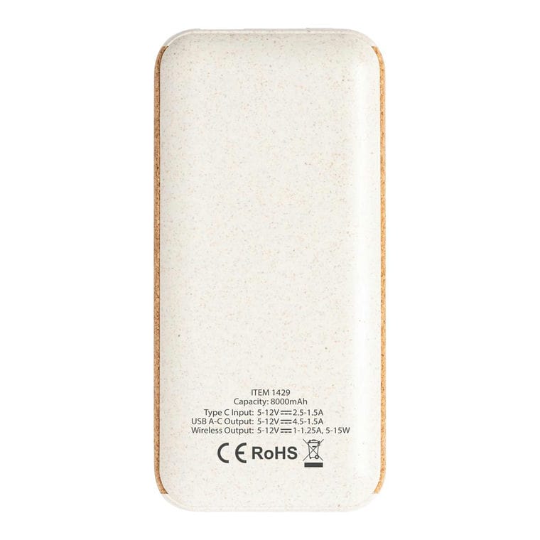 Baterie externă Limerick natural