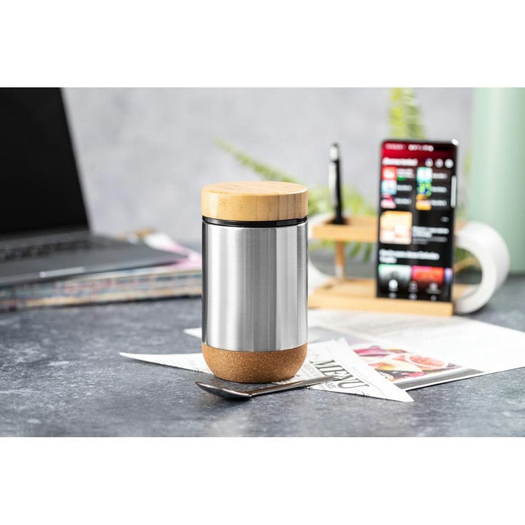 Cutie pentru prânz Cambrix argintiu natural