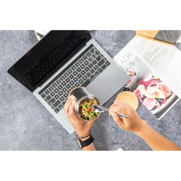 Cutie pentru prânz Cambrix argintiu natural