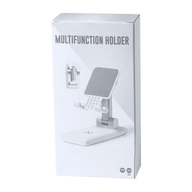 Suport mobil cu încărcător fără fir Cheviot Alb