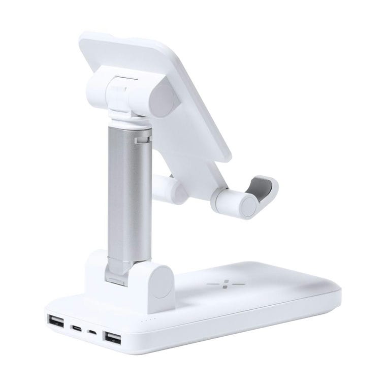 Suport mobil cu încărcător fără fir Cheviot Alb