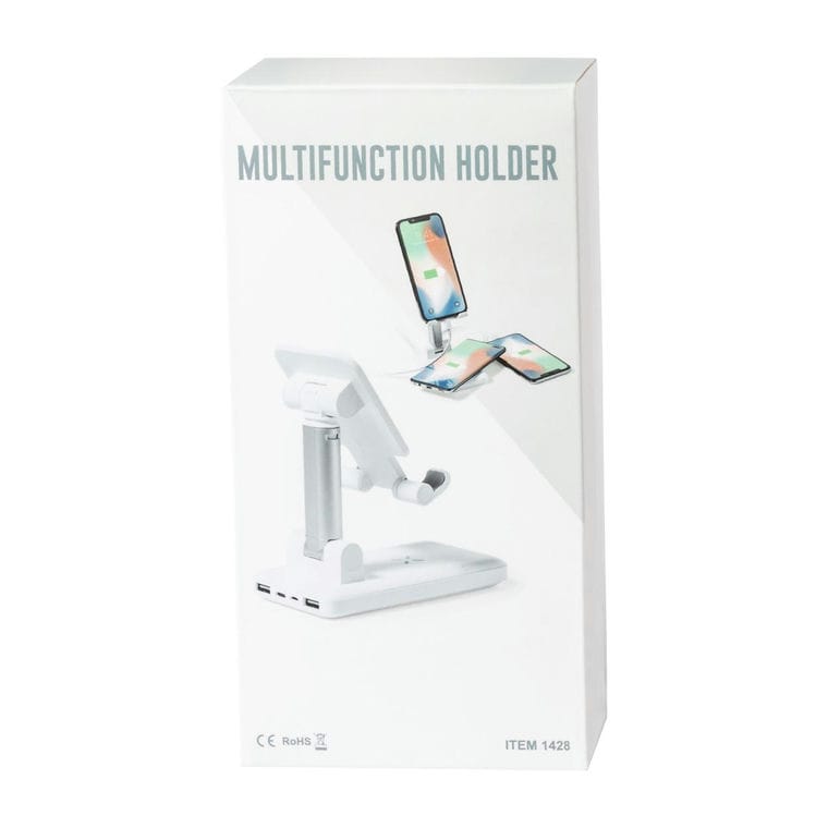 Suport mobil cu încărcător fără fir Cheviot Alb