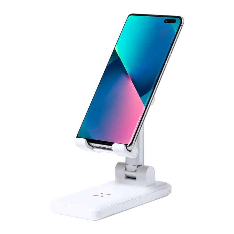 Suport mobil cu încărcător fără fir Cheviot Alb