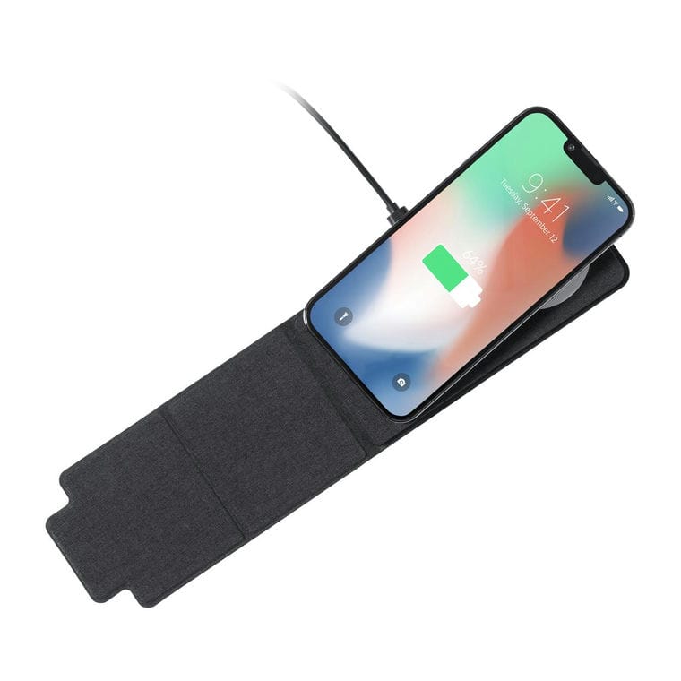 Suport mobil cu încărcător fără fir Sterling Negru