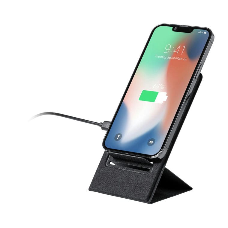 Suport mobil cu încărcător fără fir Sterling Negru