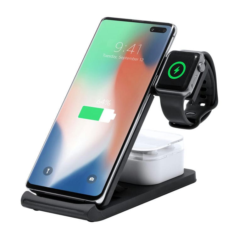 Stație de încărcare fără fir Zibat Negru