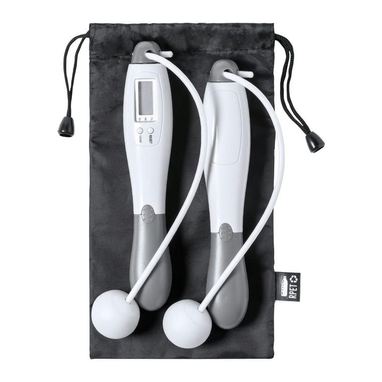 Coarda de sărit digitală Grimluck Alb