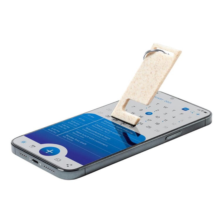 Breloc cu suport mobil Glasgol natural