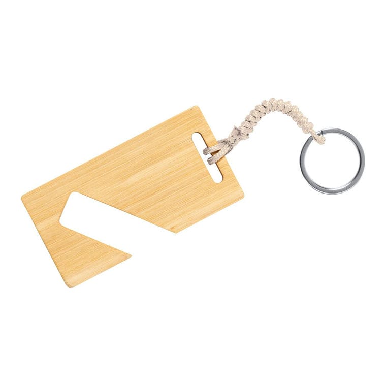 Breloc cu suport mobil Zeke natural