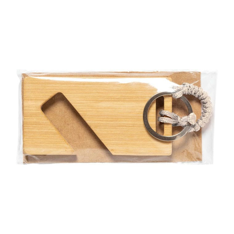 Breloc cu suport mobil Zeke natural