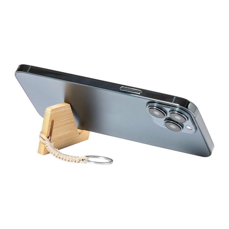 Breloc cu suport mobil Zeke natural